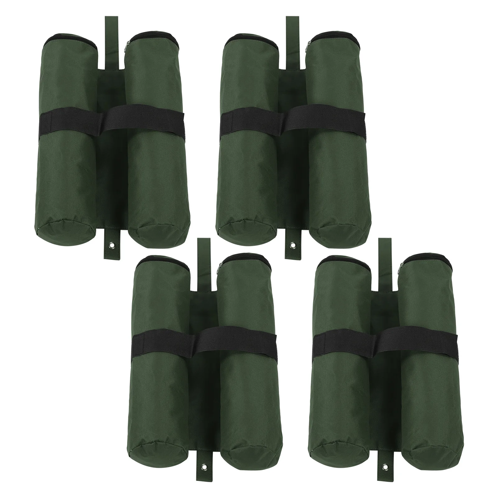 

4pcs Canopy Weighted Double‑Cylinder Windproof Sand Bags Sunshade Tent Foot Weight Outdoor Leakproof Tents Leggings Accessories