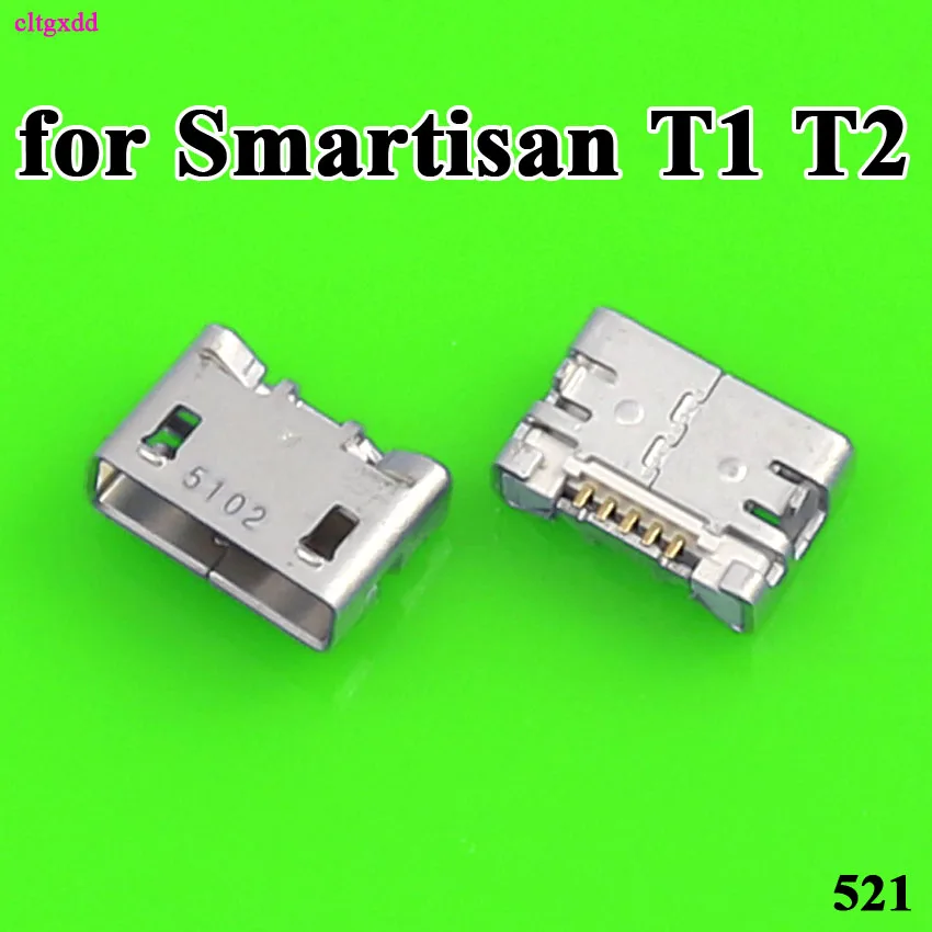 Cltgxdd 1 шт. для Smartisan T1 T2 5PIN 5P женский квадратный разъем micro usb зарядки|Соединители| |