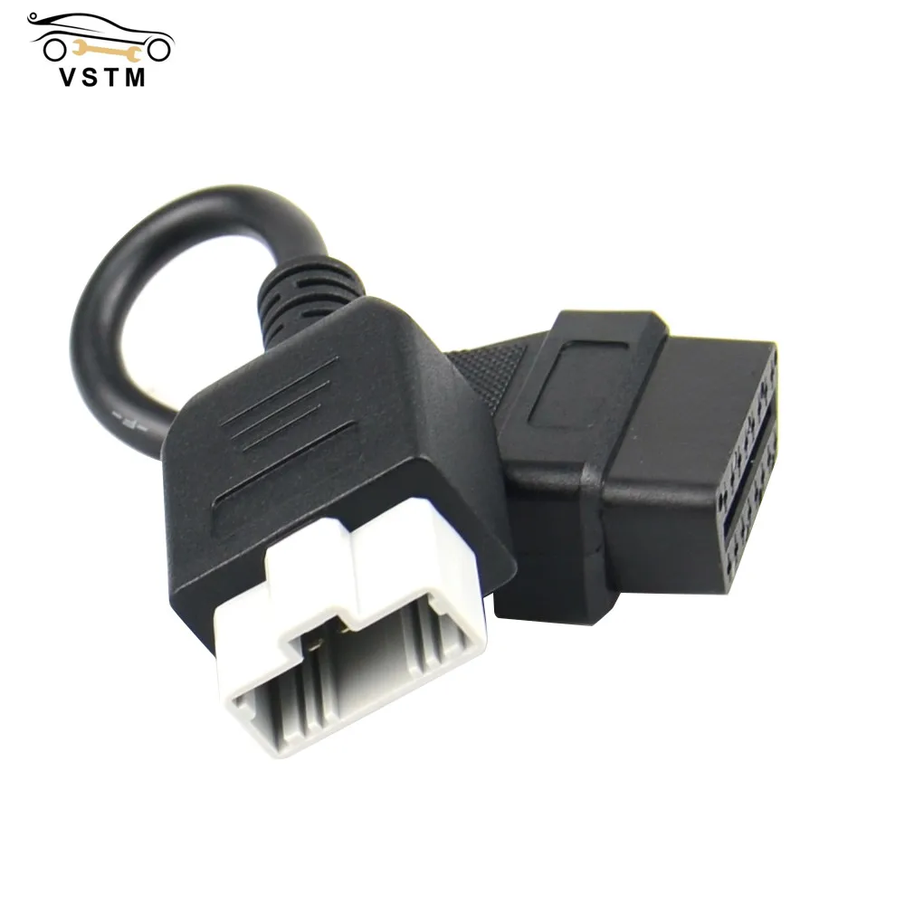 Бесплатная доставка адаптер OBD для Honda 5Pin OBD1 к OBD2 16Pin гнездовой диагностический