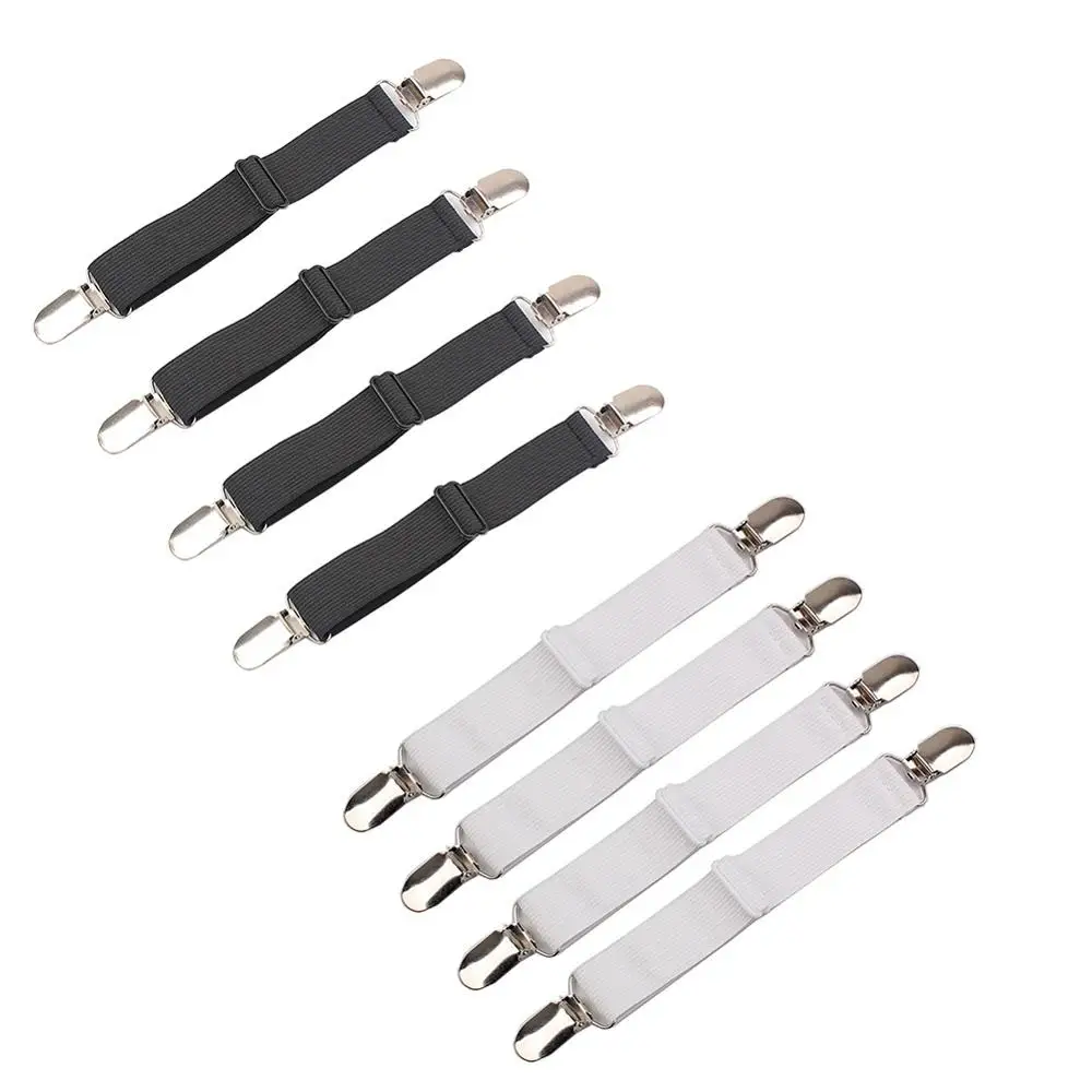 4 шт. регулируемая эластичная простыня чехол для матраса угловой держатель зажим