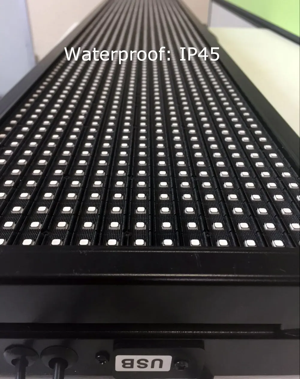 PH10mm WiFi значок 40x8 дюймов водонепроницаемый наружный программируемый