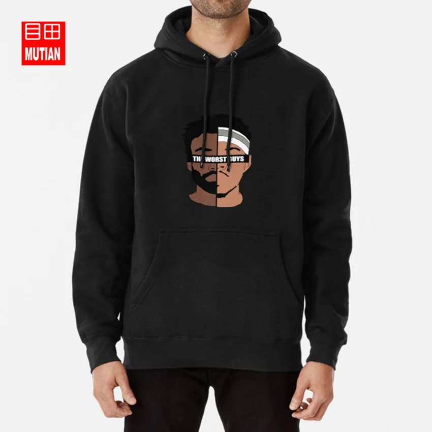 Худи для худших парней свитшоты детский Гамбино шанс рэпер рэп НБ худшие парни 3