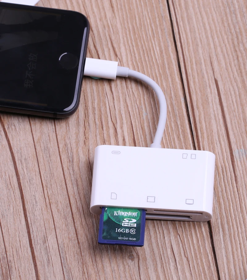 6в1 SD TF CF кардридер цифровая камера комплект подключения OTG адаптер для iPhone 11 PRO X XS