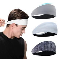 breathable sports headband mens running headband antiperspirant sport head bands for women elasticity yoga fitness headband