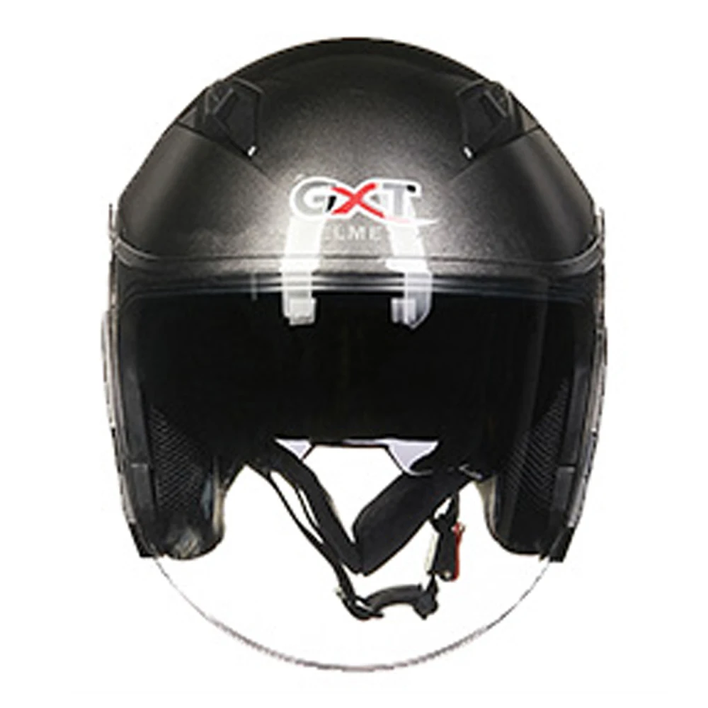 Серый мотоциклетный шлем Аксессуары для мотоцикла с открытым лицом 3/4 двойными