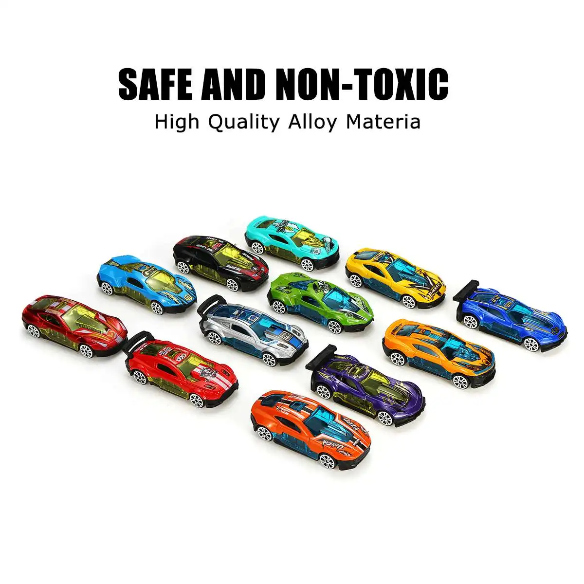 

Big Container Truck 6/12pcs Mini Racing Car Street Block Vehicles Model Toy for Kid Boy Girl Christmas New Year Birthday Gift