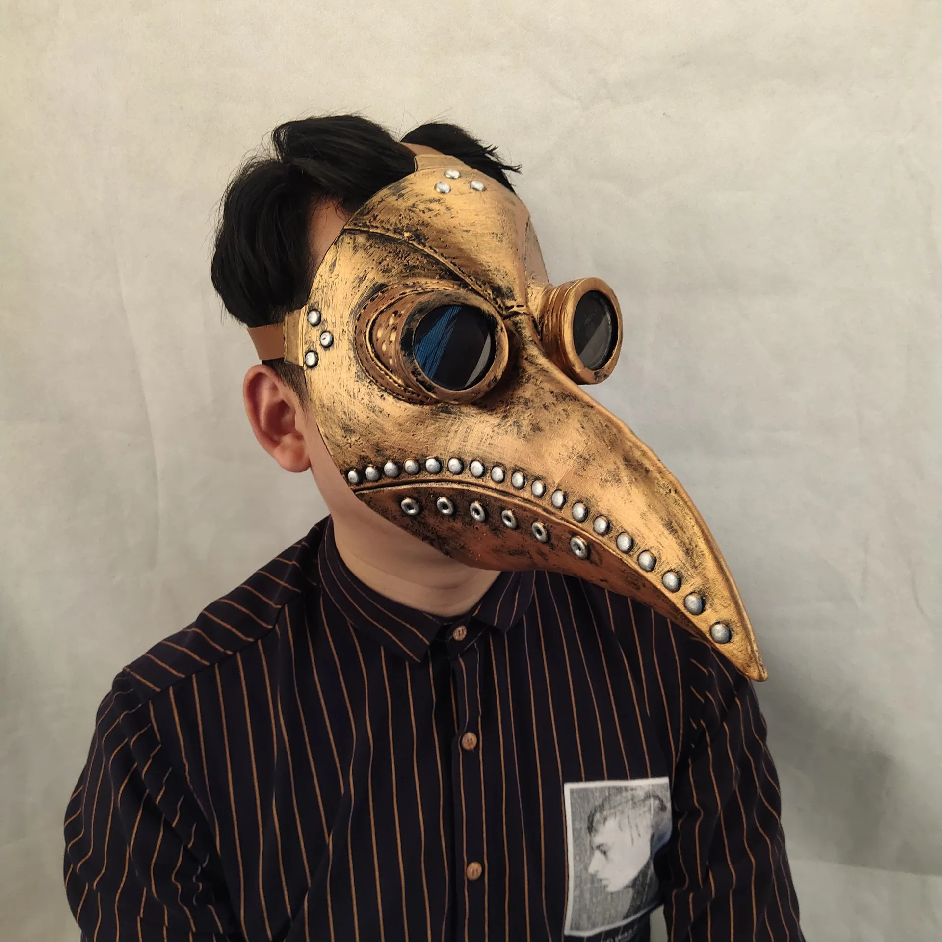 Смешные средневековые стимпанковские докторские ворона шнабел Мрачный Жнец