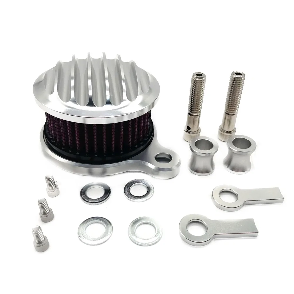 Мотоцикл воздухоочиститель Впускной фильтр системы алюминий подходит для Harley