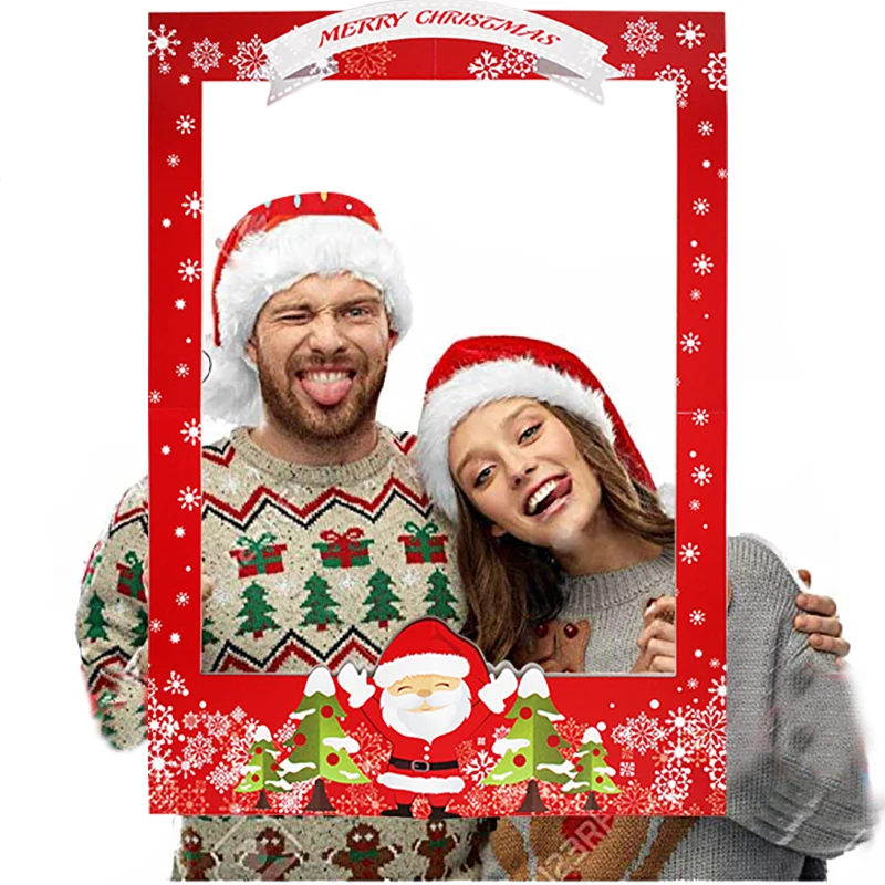 Фоторамка Papper реквизит очки 2021 фоторамка для дома рождевечерние елки Санта
