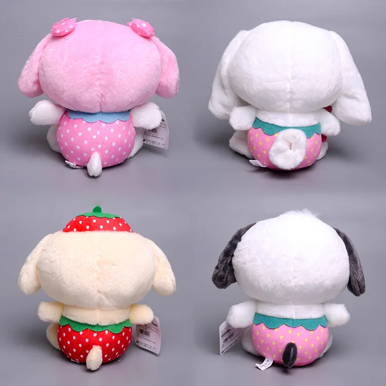 Мультяшная Мягкая Клубника My Melody Cinnamoroll Purin собака ПК плюшевая игрушка аниме