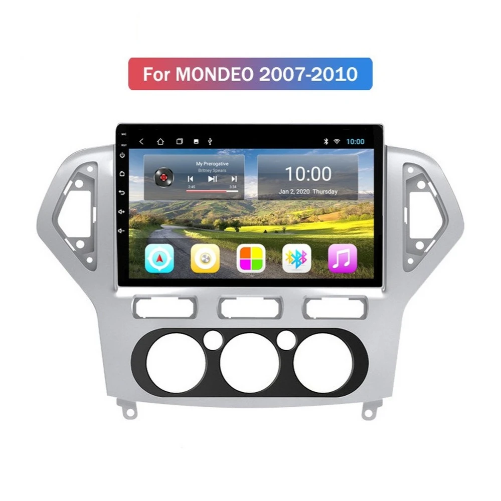 Android 6G + 128G Автомобильный мультимедийный плеер для FordMONDEO 2007-2010 GPS-навигатор с