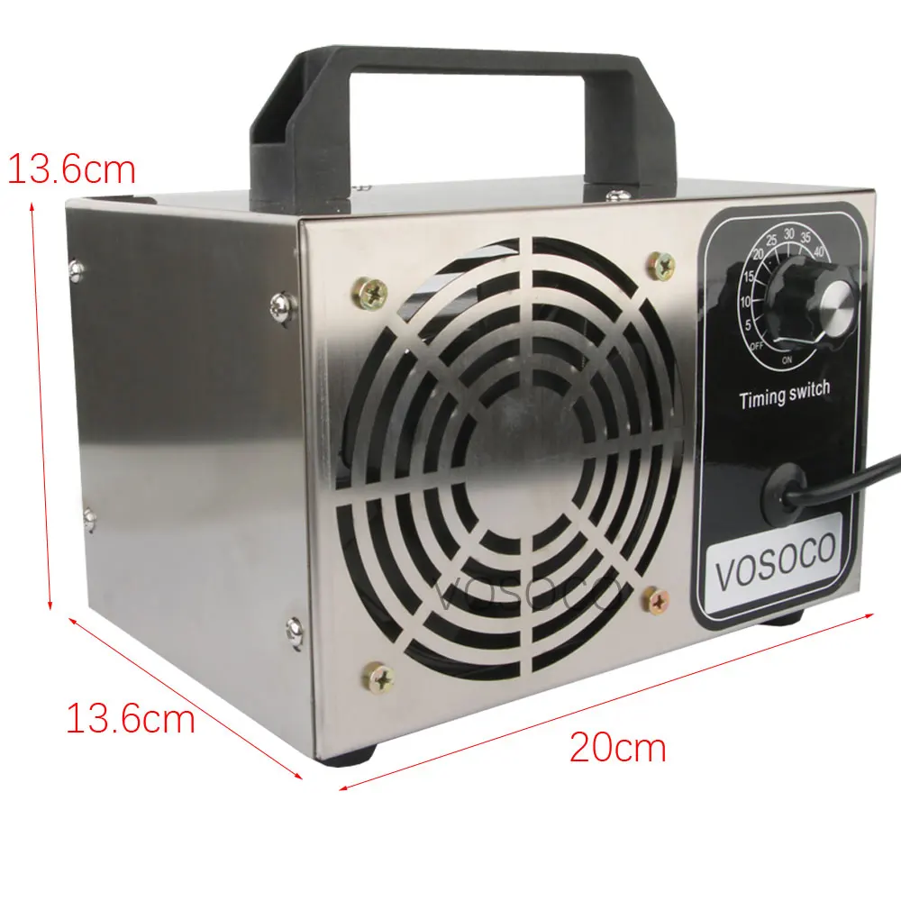 Генератор озона 60 Гц/ч озоновый аппарат очиститель воздуха металлическая