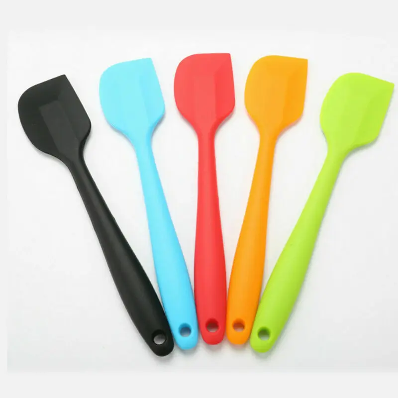 Silicone Cake Cream Spatula Mixing Scraper Brush Spoon Kitchen Baking Tool |