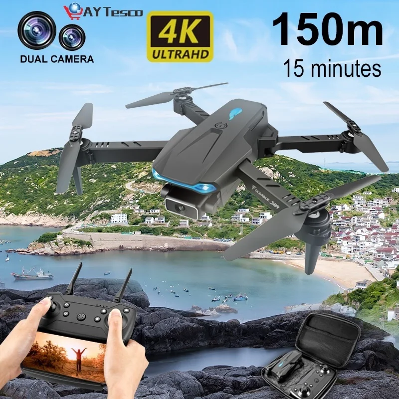 

2021 Новый мини-Дрон S89 pro 4k HD двойной Wi-Fi Fpv дронец Профессиональный сохранение высоты радиоуправляемые вертолеты Квадрокоптер игрушки Радиоу...