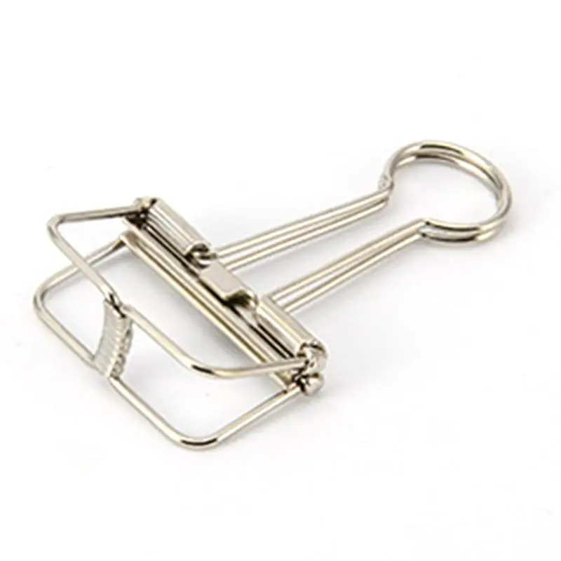 Новый простой металлический зажим с длинным хвостом креативные канцелярские