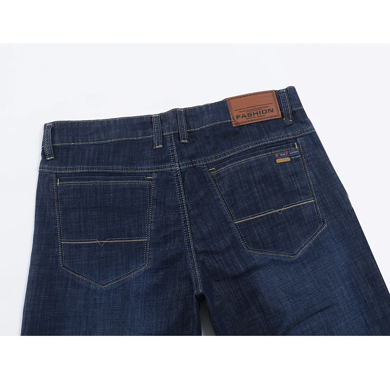 Мужские шорты джинсы KSTUN темно синие ультратонкие Стрейчевые деловые