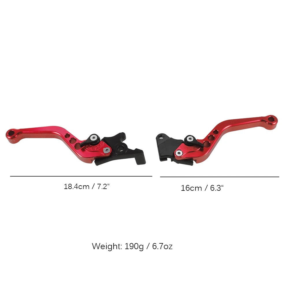 

2021 New Arrival 2 Pcs Alloy Motorcycle Brake Handle Motorbike Modification CNC Motorcycle Clutch Drum Brake Lever Handle Levers