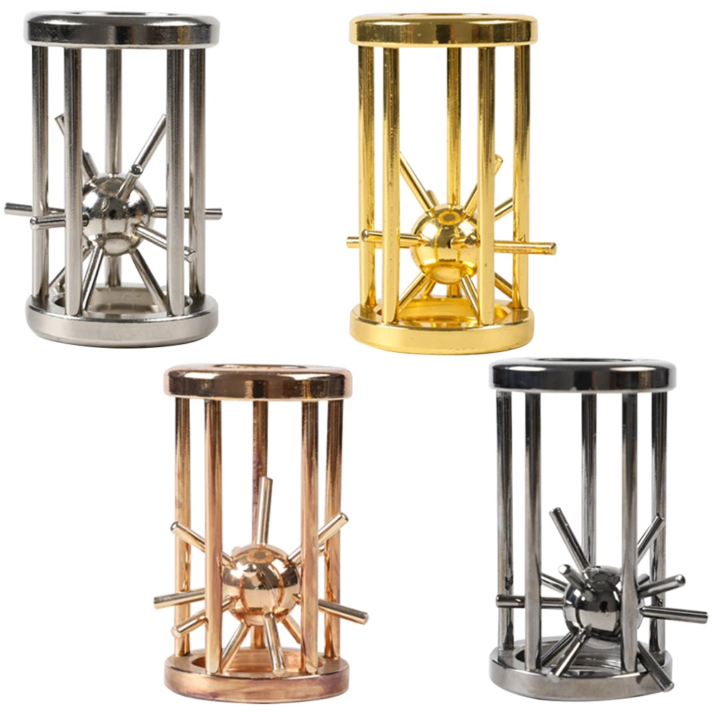 

Детский замок Kong Ming из цинкового сплава, строительная 3D-головоломка для взрослых, Интеллектуальный лубан, игрушка-головоломка для мозга, 1 шт.