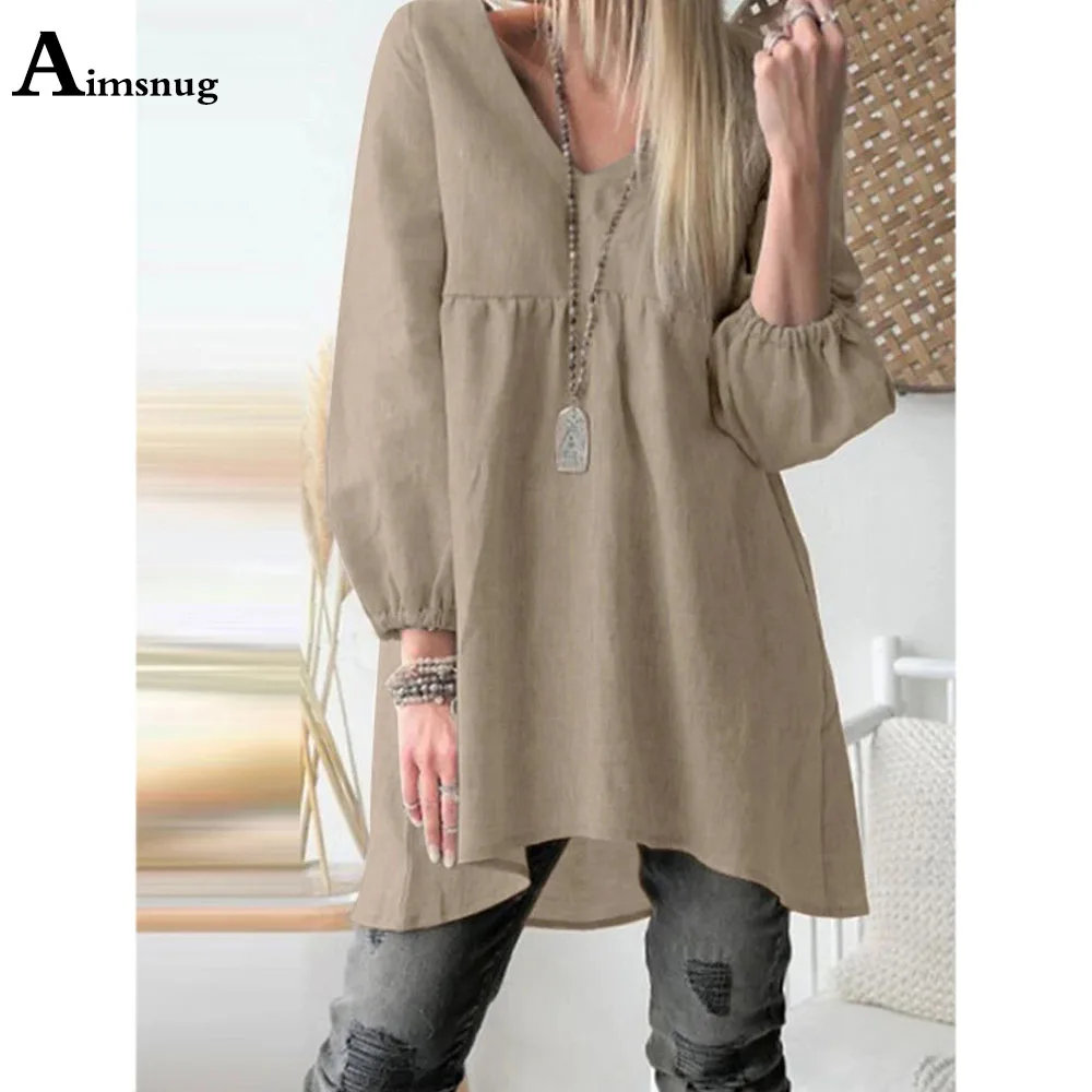 

Plus size 5xl Women Latest Casual Shirt V-neck Blouse Long Sleeve Summer Top Pullovers Womens Linen Elegant blusas Femme Clothes