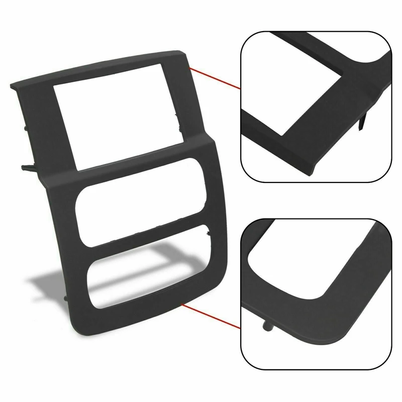 

2 Din Car Stereo Radio Panel Frame DVD Panel Audio Mounting Dash Kit Adapter for Dodge Ram 2002-2005