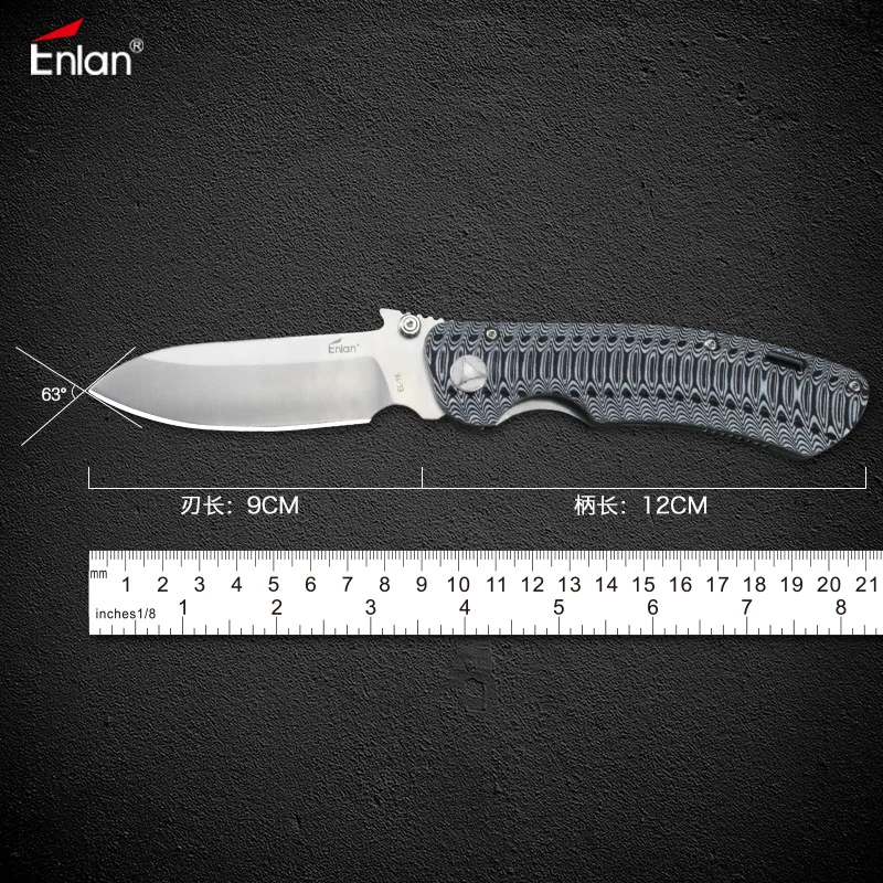 Новый складной нож Enlan EL-16 G10 с лезвием 8CR13Mov для кемпинга охоты выживания