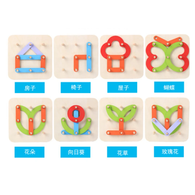Деревянная головоломка-алфавит с буквами и животными | Игрушки хобби