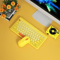 2 4ghz usb receiver keyboard and mouse set home office portable mini size 79 keys keyboard 1200dpi mice notebook desktop pc