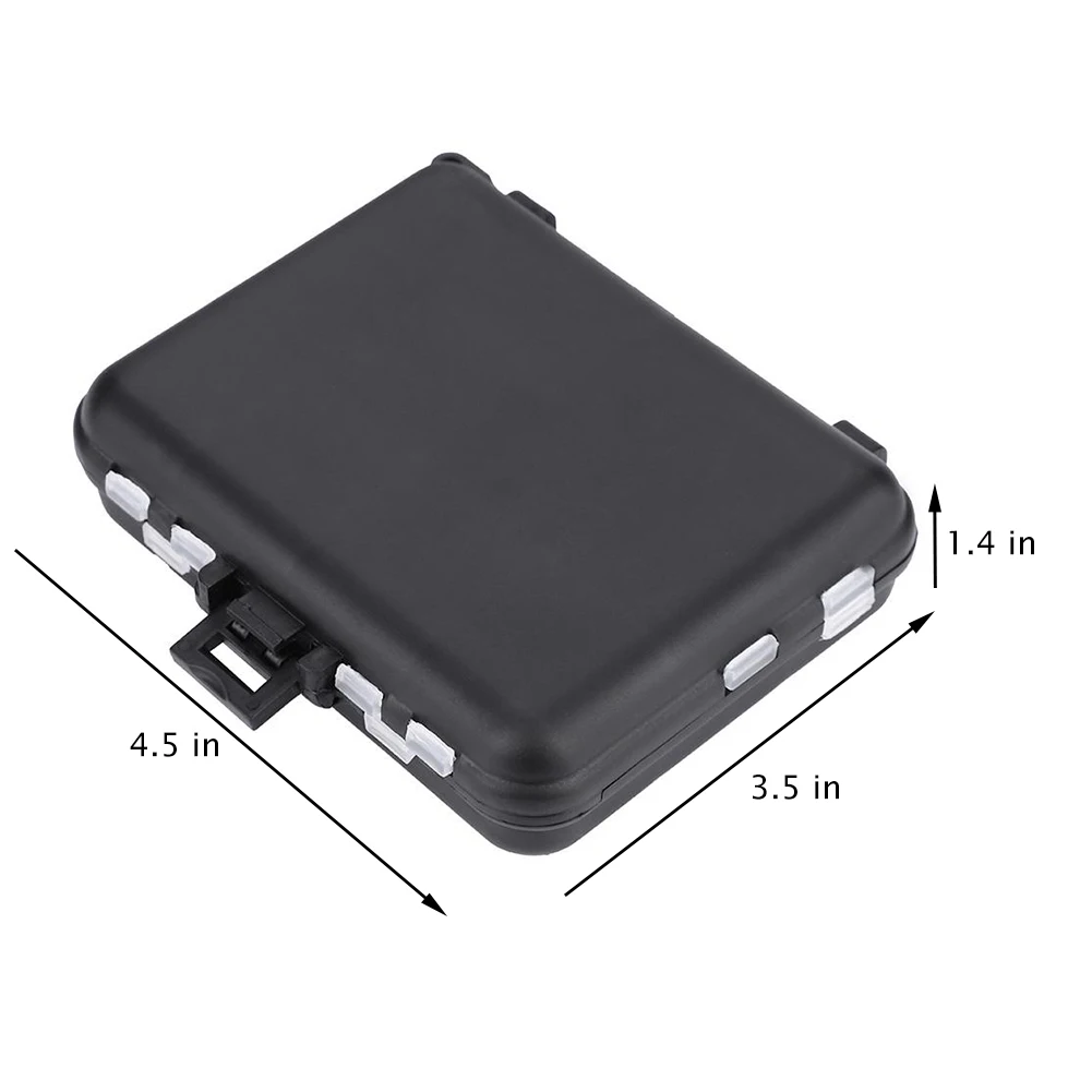 

High Quality Plastic Sea Fishing Tool Box Gadget Box Reinforcement Parts Lightweight and Portable Black