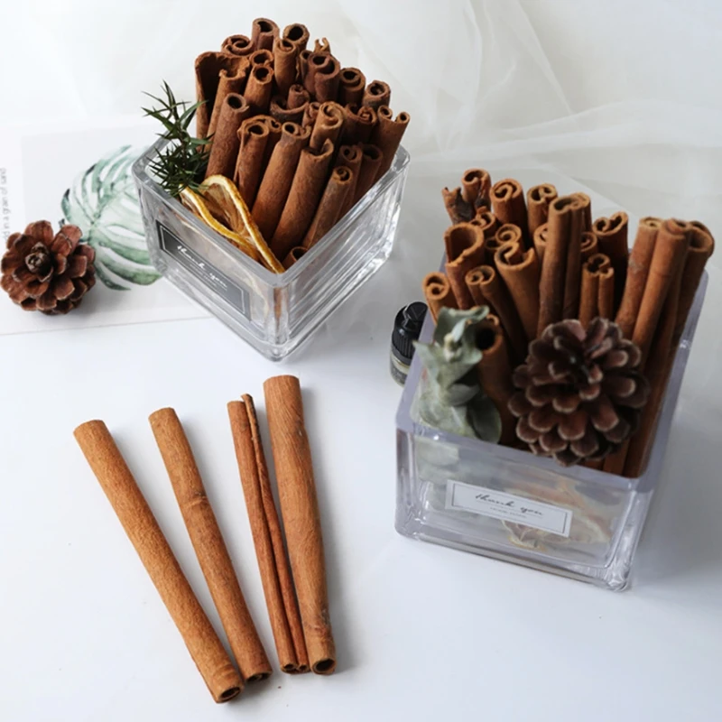 

5 Piece/Pack Premium Natural Cinnamon Sticks Decorative DIY Materials for Christmas Wreath Scented Candles Handmade Soap