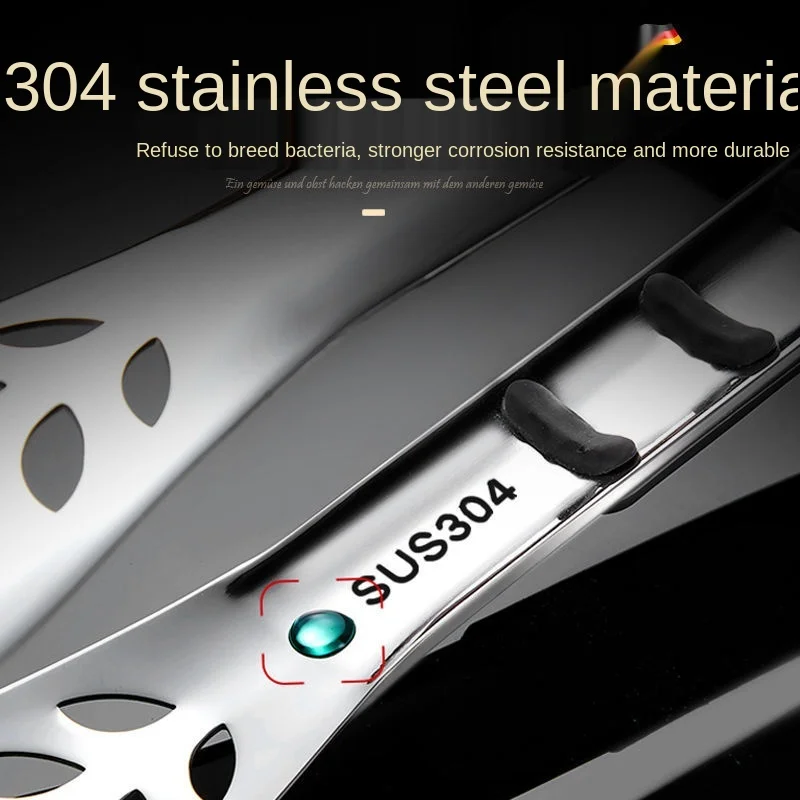 Зажим для барбекю из нержавеющей стали 304 зажим хлеба силикагеля защита от ожогов