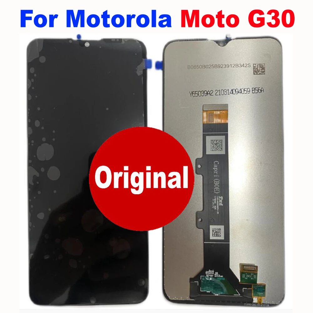 100% оригинальный для Motorola Moto G30 XT2129-2 ЖК-дисплей Сенсорная панель экран дигитайзер