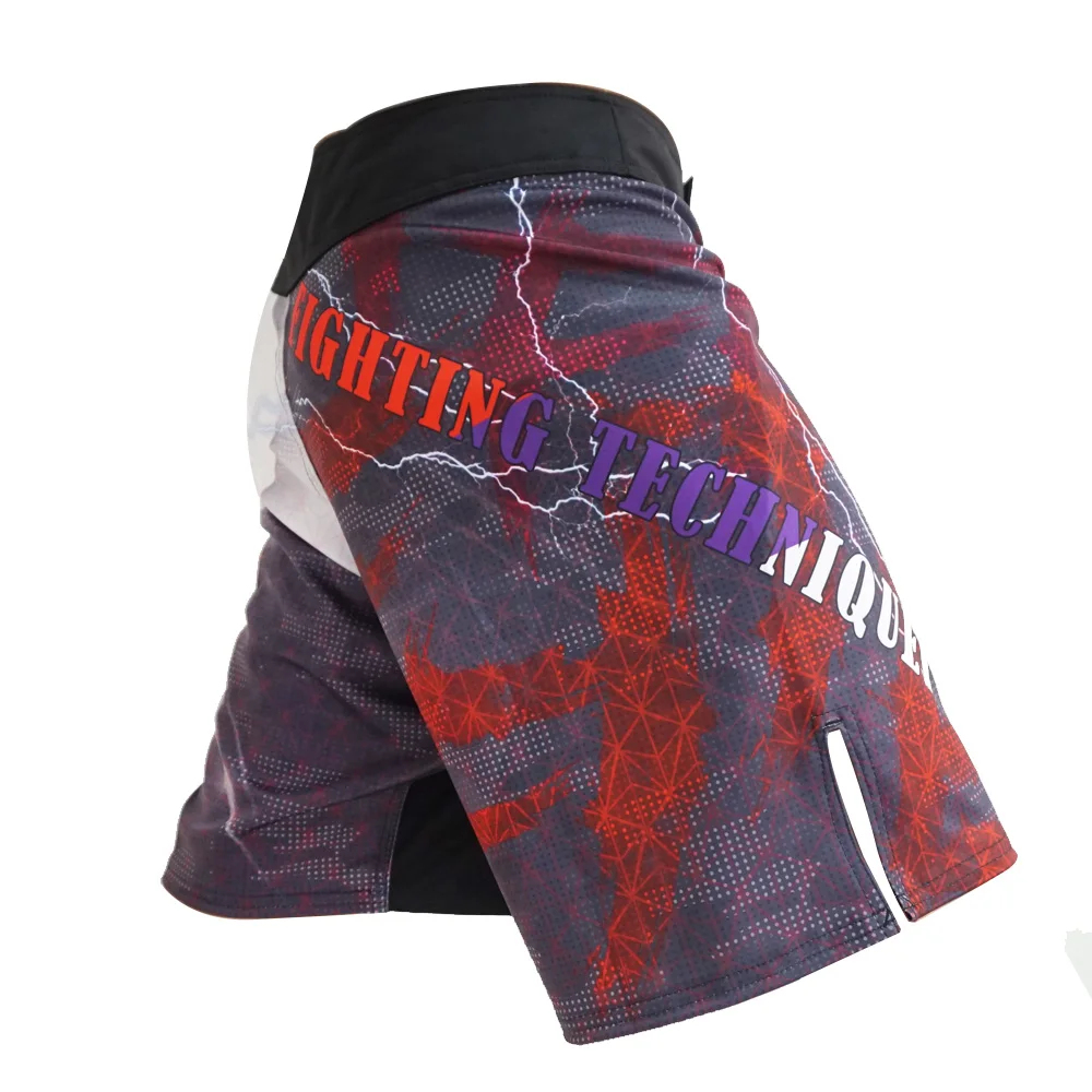 MMA шорты мужские боксерский бой короткие череп grappling sanda Muay тайские брюки тайские kickboxing