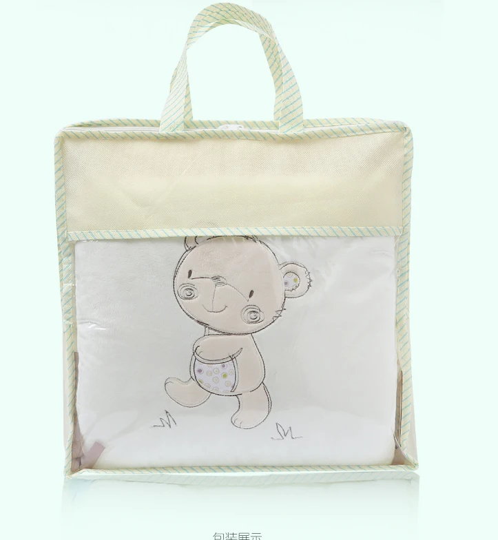 Хлопок милый мультфильм детская кроватка бампер кровать протектор мягкое