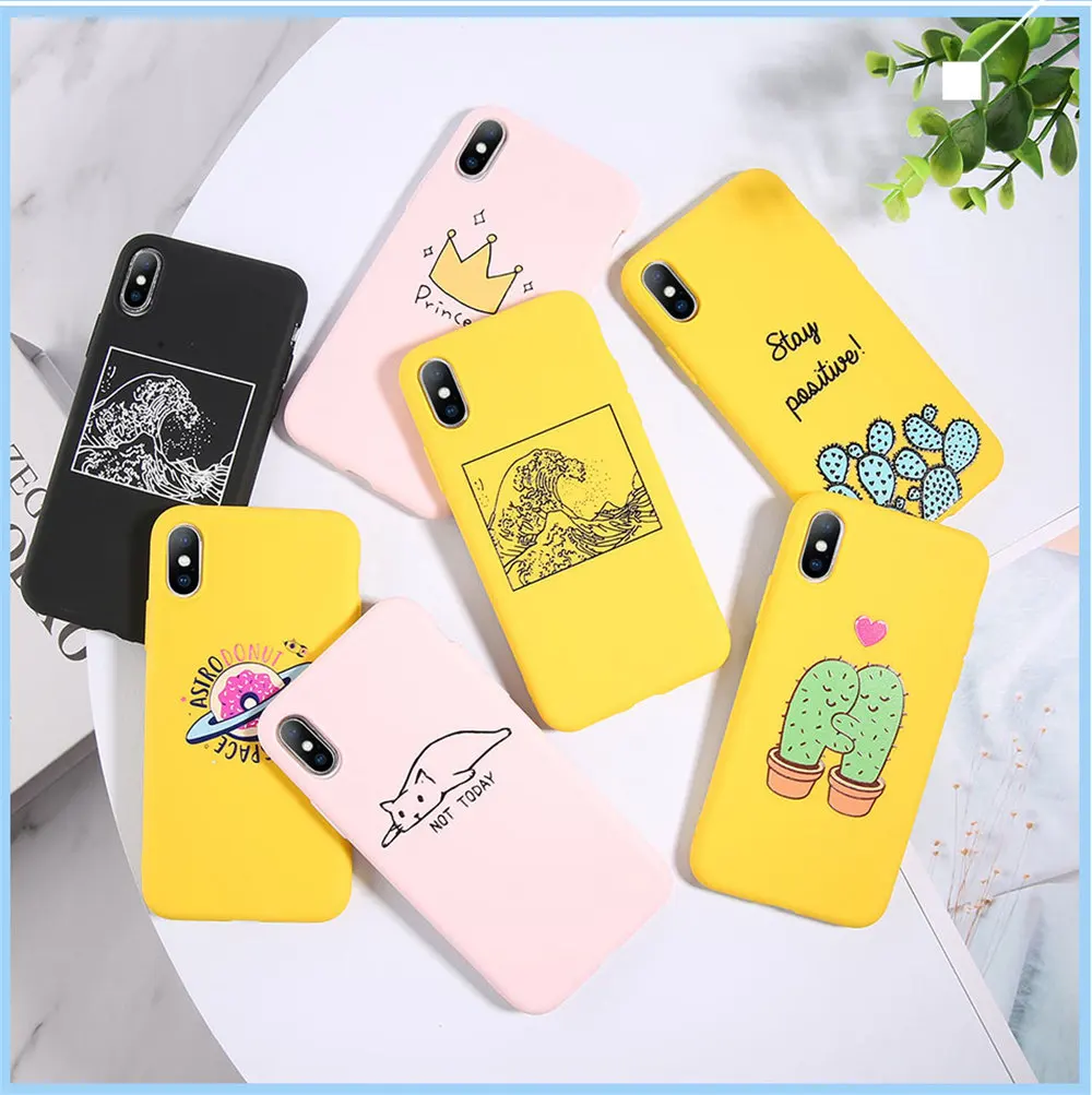 Lovebay милый авокадо чехол для телефона в форме кактуса для iPhone 11 Pro XR X XS Max 7 8 6 6s Plus 5 5S SE волн Корона силиконовая Мягкая задняя крышка