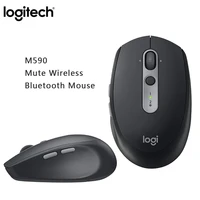 logitech m590 mute wireless bluetooth mouse optical silent computer mice computer peripheral accessories
