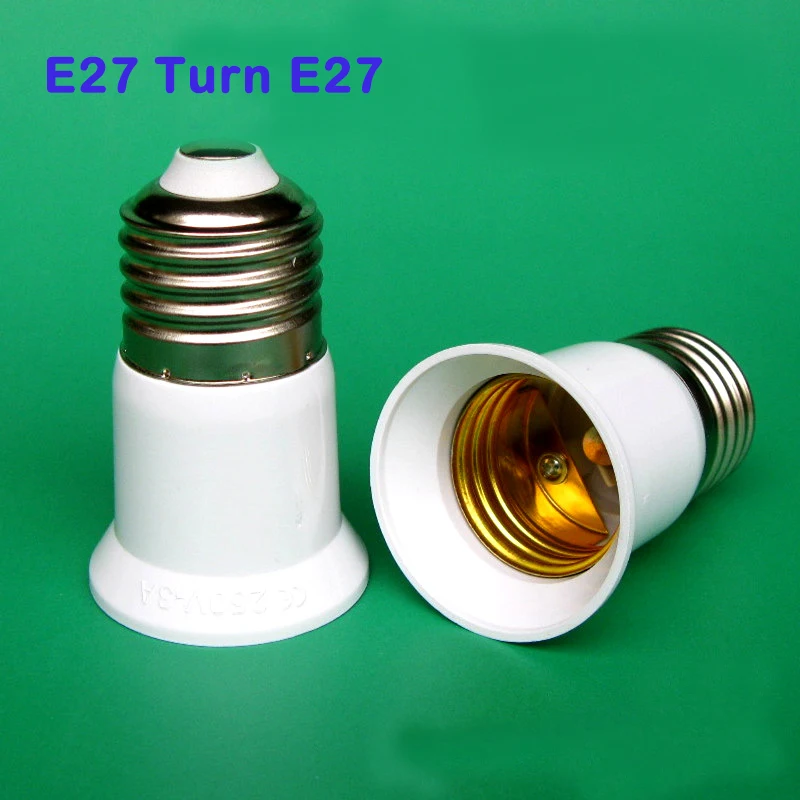 

Light Bulb Socket Extender E27 Standard Medium Base The conversion plug
