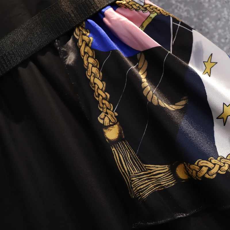 

Plus Size Women Ruffle Dress Summer 2021 Fashion Print O-neck daisy elegant vintage Short Sleeve Loose Casual A-Line Dresses 5XL