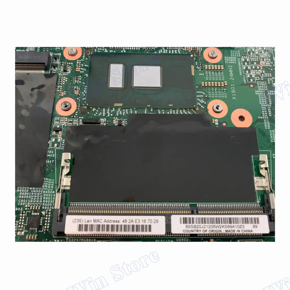 01HY664 Лиги Intel HD Graphics 520 Core i7-6600U процессор для ThinkPad Йога 460 20EL /20EM интегрированный LCL-1