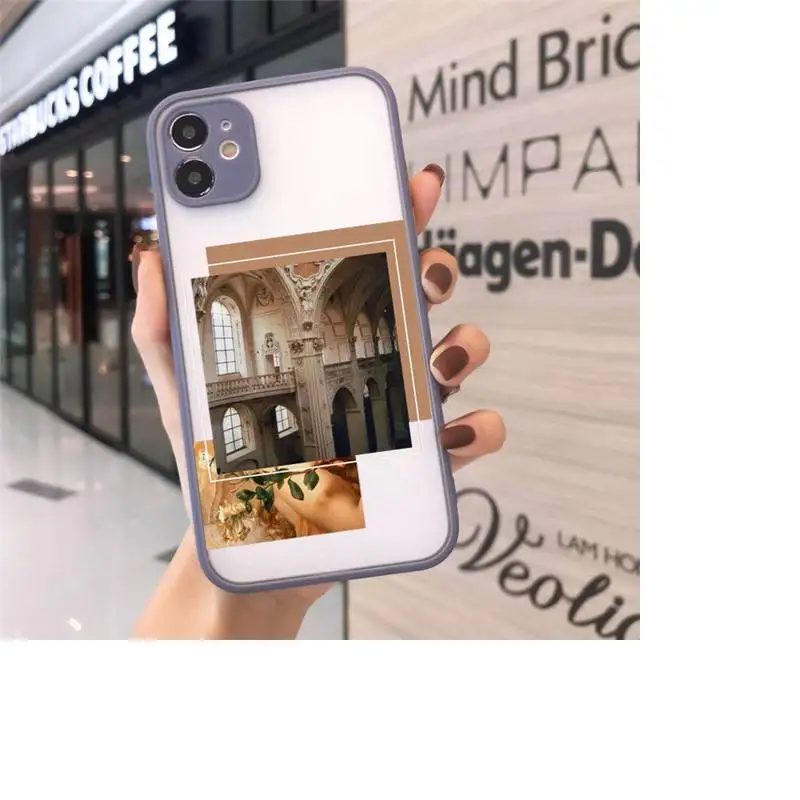 

fashion Collage beautiful sexy girl Phone Cases Matte Transparent for iPhone 7 8 11 12 s mini pro X XS XR MAX Plus cover funda