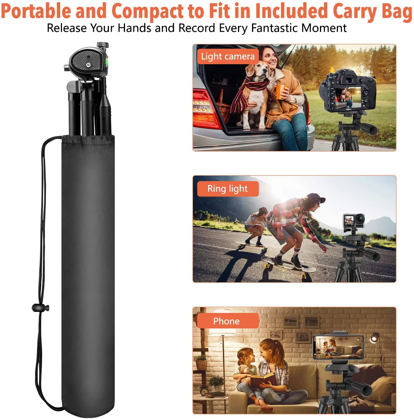 Штатив для фотоаппарата Трипод из алюминиевого сплава с дистанционным