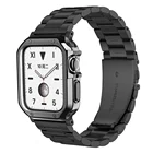 Ремешок и аксессуары для часов, мягкий браслет из нержавеющей стали для iWatch 7 6 SE 5 4 3, 45 мм 41 мм 44 мм 40 мм 42 мм 38 мм