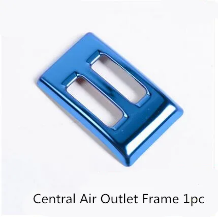 Синяя декоративная наклейка на центральную раму из нержавеющей стали для Toyota Prado