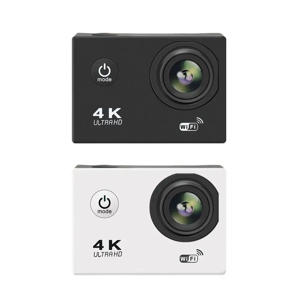 1080p Экшн-камера Ultra HD 4K / 60fps WiFi 2 0 &quot170D 12MP подводная 30 метров Водонепроницаемая
