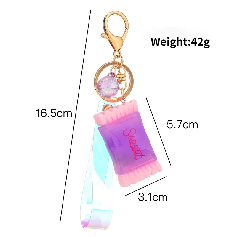 Брелок для ключей с милой имитацией Чипса из закусок и картофеля красочная