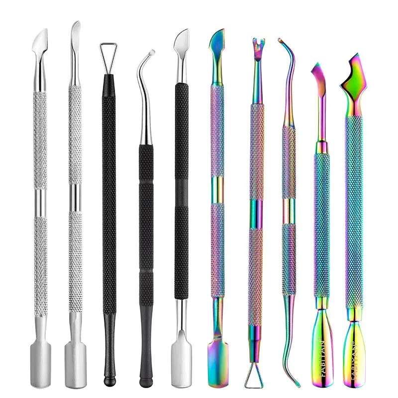 6 шт. профессиональные толкатели для кутикулы нержавеющая сталь|Пушеры кутикулы|