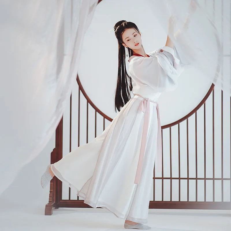 Женский костюм для классических танцев Hanfu наряд китайского фестиваля одежда