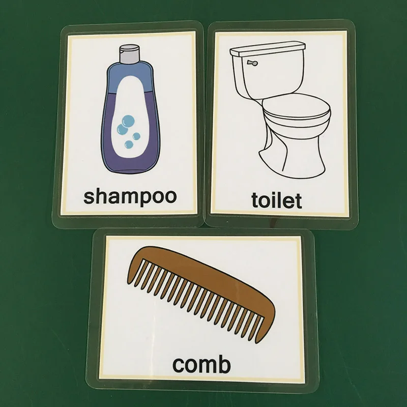 Детские игрушки/кухня/мебель/Ванная комната обучения английские карманные