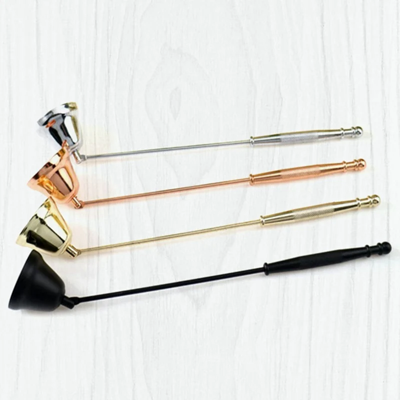 Stainless Steel Smokeless Candle Wick Bell Snuffer Home Hand Put Off Tool Kit Accessories Holders | Дом и сад