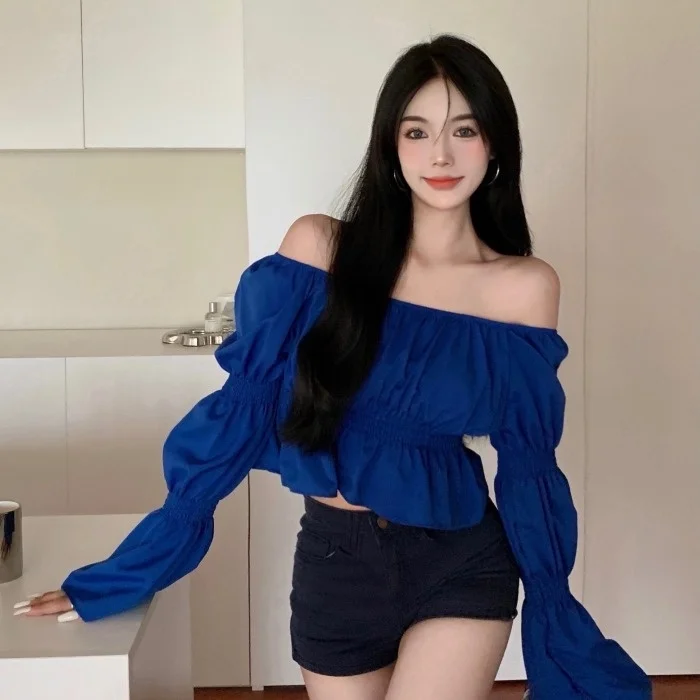 Новинка Осень-зима 2021 джинсовые шорты на молнии с высокой талией в стиле ретро