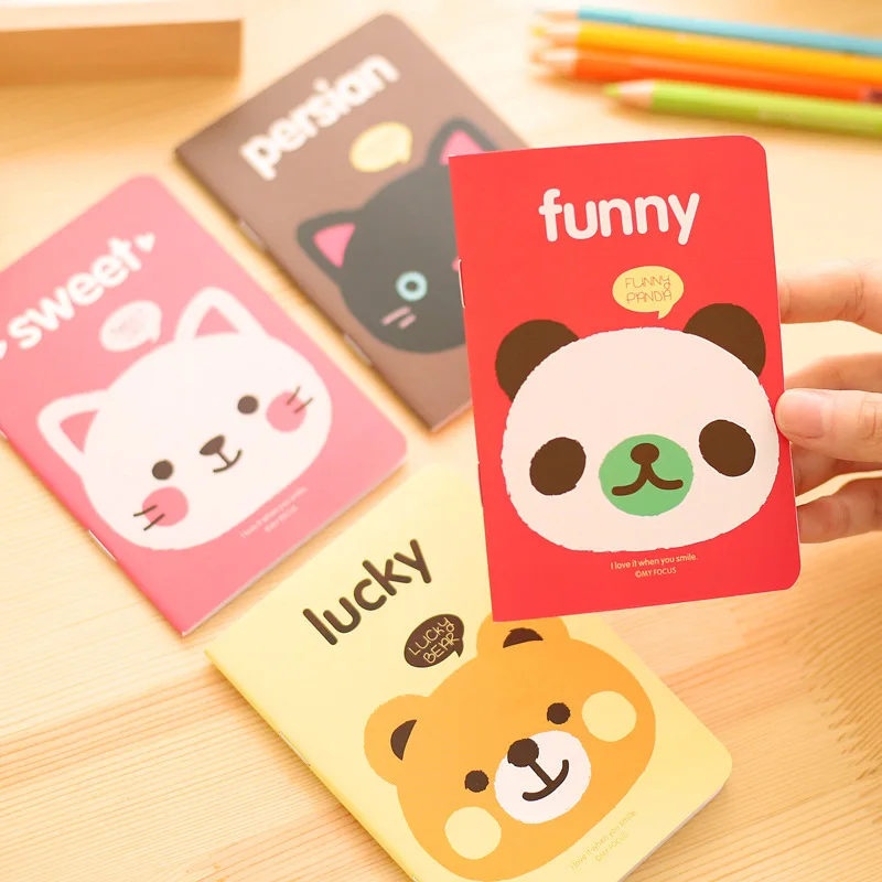 Милый школьный ноутбук портативный дневник для упражнений записная книжка с